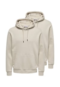 ONLY & SONS - Sweatshirt / Hoodie 2er Pack Ceres - Ash rose