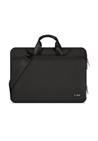 COFI - Tech-Protect Pocket Laptoptasche 13–14 Zoll mit Schultergurt und 360° Schutz – Schwarz - 