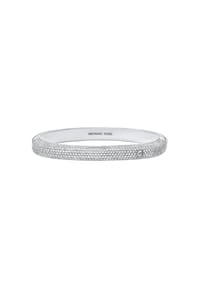 MICHAEL KORS PREMIUM - Michael Kors Damenarmband mit weichen quadratischen Gliedern, MKJ8599040 - Silber