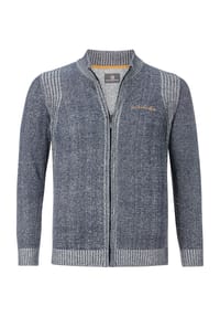JAN VANDERSTORM - Strickjacke INGRABAN - dunkelblau