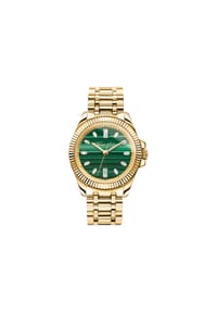 Thomas Sabo - Damenuhr mit Malachit Divine Jewellery Stone - goldfarben