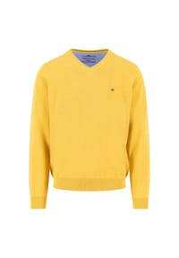FYNCH-HATTON® - Pullover, V-Ausschnitt, für Herren - 826 WINTER WHITE
