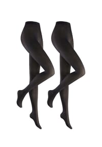 Hudson - SIMPLY Strumpfhose, 2er-Pack, 40 DEN, für Damen - 0005 BLACK