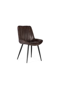 GINER & COLOMER - Ledersessel 53 cm, moderner Stil – 87 x 53 x 63 cm - Grau
