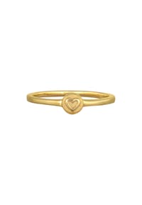 caї - Ring 925/- Sterling Silber ohne Stein - gelb