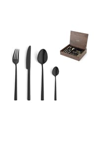 Amefa 24-tlg. Besteckset - Metropole - schwarz