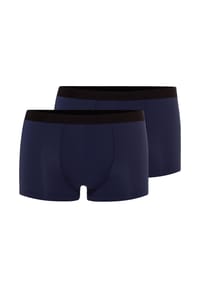 HANRO - Retro Short / Pant 2er Pack Micro Touch - Midnight navy