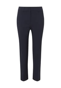 MANGUUN collection - Stoffhose, Slim Fit, Gürtleschlaufen, für Damen - BLACK