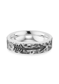 caї - Ring 925/- Sterling Silber ohne Stein - weiß