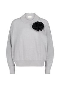 CARTOON - Strickpullover mit Rundhalsausschnitt - Hellgrau