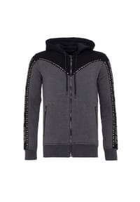 CIPO & BAXX® - Sweatjacke mit praktischen Kapuze, CL381 - ANTHRACITE