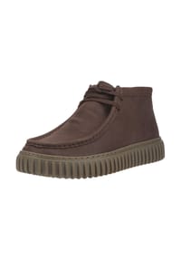 CLARKS® - Leder Stiefelette TORHILL HI - Dunkelbraun