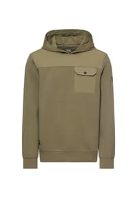 camel active - fleXXXactive® Sweatshirt mit Kapuze - Olivgrün