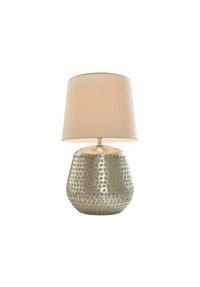LOBERON - Tischlampe Blancos silber - silber