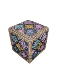 Kayoom - Sitzkissen Solitaire Pouf 110 bunt – Eiche - multi