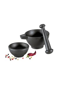 ZASSENHAUS - Mörser-Set, 3-teilig - SCHWARZ