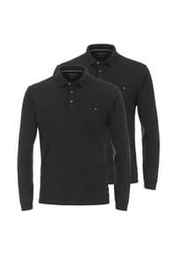 CASAMODA - Poloshirt 2er Pack Basic - Anthrazit