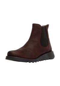 Fly London - Veloursleder/Textil Stiefelette SALV - Burgundy