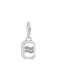 Thomas Sabo Zodiac Charms - Charm-Anhänger Sternzeichen Wassermann - silber, weiß