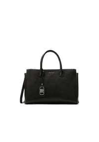 Kazar - Geräumige Lederhandtasche im Business-Stil - Schwarz
