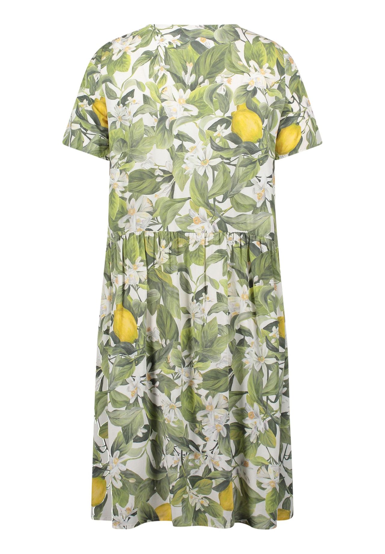 Cartoon Shirtkleid, A-Linie, FüR Damen, Weiß|GrüN, 36