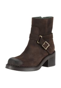 Felmini - Veloursleder Stiefelette LEA - Dunkelbraun