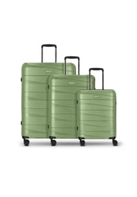 REDOLZ Essentials 10 - Essentials 10 3-SET 4 Rollen Kofferset 3-teilig - black-metallic 2