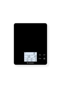COFI - Wozinsky WIK-10 Intelligente Küchenwaage mit Bluetooth-App – Schwarz - Schwarz 20 x 16 x 2,0 cm