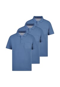 redmond - Poloshirt 3er Pack Basic - Beige