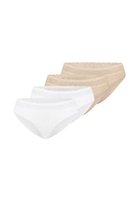 TRIUMPH - Tai Slip 4er Pack Feel of Modal - Beige / schwarz