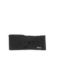 CAPO - Stirnband, Kaschmir Strick, doppelt, mit Knoten - beige