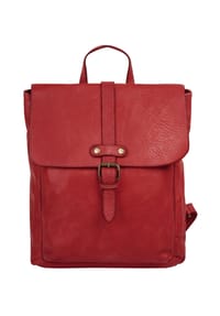 Samantha Look - Rucksack Echt Leder, Made In Italy - blau