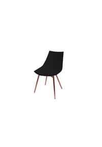 Kayoom - Stuhl Dakota 110 4er-Set in schwarz - kupfer - schwarz - kupfer