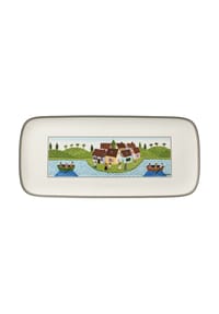 Villeroy & Boch Kuchenplatte eckig Charm & Breakfast Design Naif - Design Naif - bunt