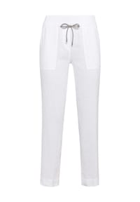 CECIL - Leinenhose, Tunnelzug, für Damen - 10000 WHITE