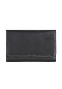 Mywalit - Geldbörse, Leder, Stiftfach, für Damen - 4 BLACK PASE