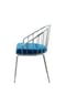 Kayoom Stuhl Palma 110 blau - Chrom – Eiche Bild 11