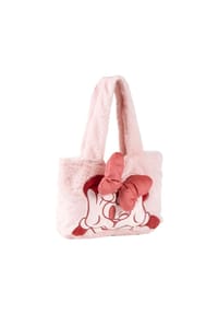Disney - Disney Minnie Mouse Shopper Tasche aus Plüsch - Flauschige Einkaufstas - Pink 30.0 X 4.0 X 20.0 CM