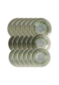 Ritzenhoff & Breker Teller-Set Cecina 18er Set - CECINA - beige-grau