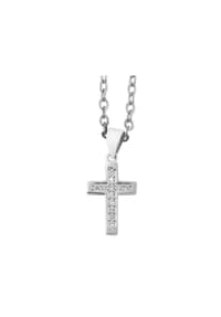 Adelia's Cross Collection - Anhänger – Kreuz Kreuzanhänger aus 925 Silber mit Zirkonia - silber