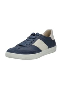 legero - Leder Sneaker - Blau