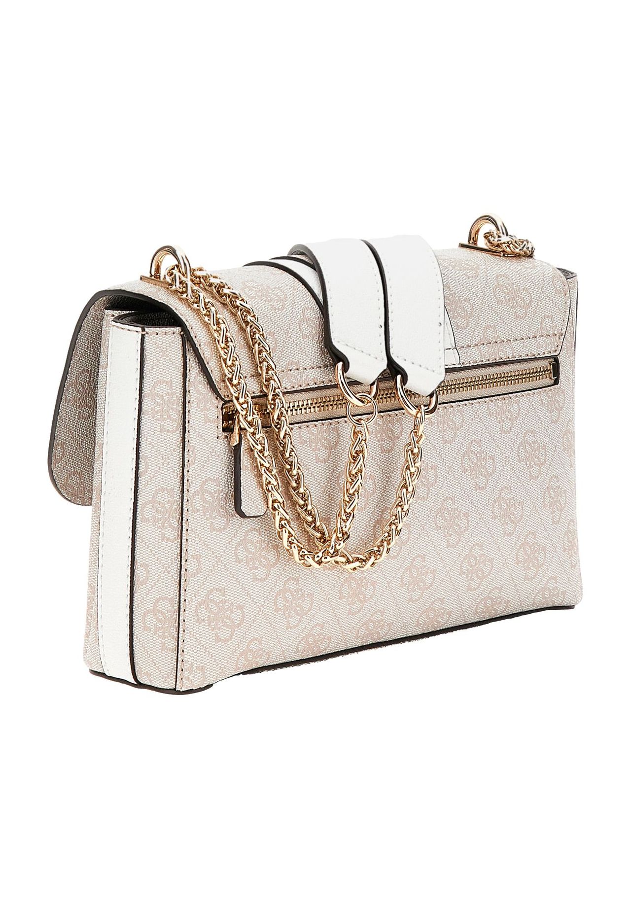 GUESS NOREEN Umhängetasche, Logo-Muster, Magnetdruckknopf, für  