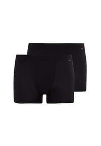 HANRO - Retro Short / Pant 2er Pack Cotton Essentials - Coal Melange