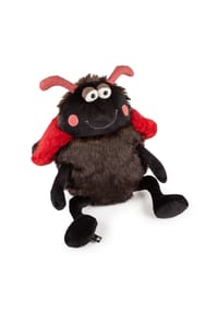 sigikid® - Kuscheltier Lucky Ladybug, Beasts Town ,  für Erwachsene und Kinder, für Kinder und Erwachsene - schwarz/rot