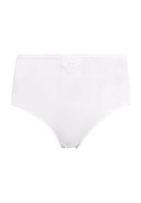 mey - Maxislip, Basic, Stickerei, für Damen - off-white