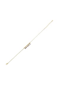 Adelia's - Damen Edelstahl Fußkettchen 21,5 cm goldfarben - gold
