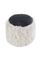 Kayoom Sitzkissen Fellpouf Bobtail 125 Hellgrau - Dunkelgrau – Eiche Bild 11