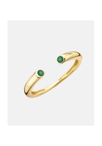 Diamant L'eternel - Ring, mit Smaragd, 375 Gelbgold - gold