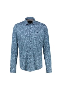 LERROS - Jerseyhemd mit Haifischkragen - ARCTIC BLUE