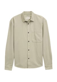 TOM TAILOR - Freizeithemd, Comfort Fit, Langarm, Kent-Kragen, für Herren - 29476 COAL GREY
